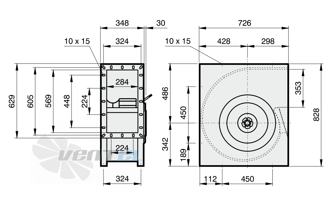 Rosenberg EHAD 450-4 - описание, технические характеристики, графики